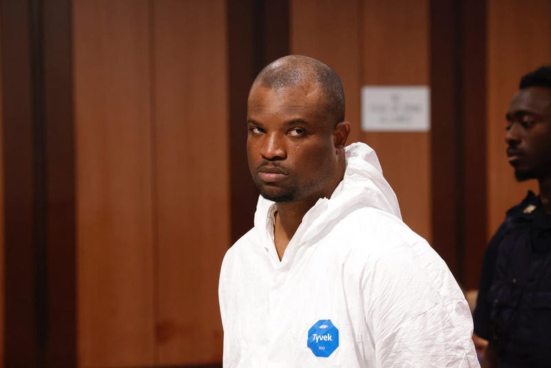 Jamel McGriff, 42, was arraigned Thursday in the grisly killings in Bellerose, Queens, on Monday