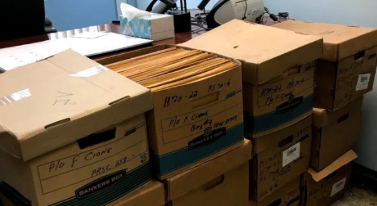 Boxes of evidence