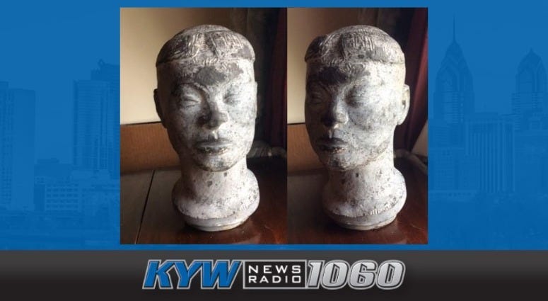 The unfinished bust of a Sudanese woman by early 20th-century artist Nathaniel Choate disappeared from an apartment in Cherry Hill in November 2018.