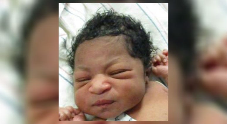 Police in Upper Darby are searching for whoever left a newborn baby on a porch in extremely hot temperatures, and officials say the baby is lucky to be alive.