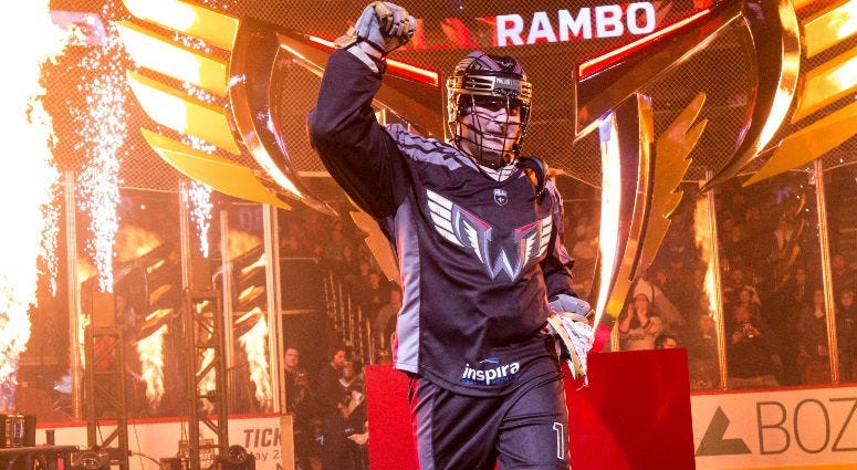 Philadelphia Wings forward Matt Rambo.
