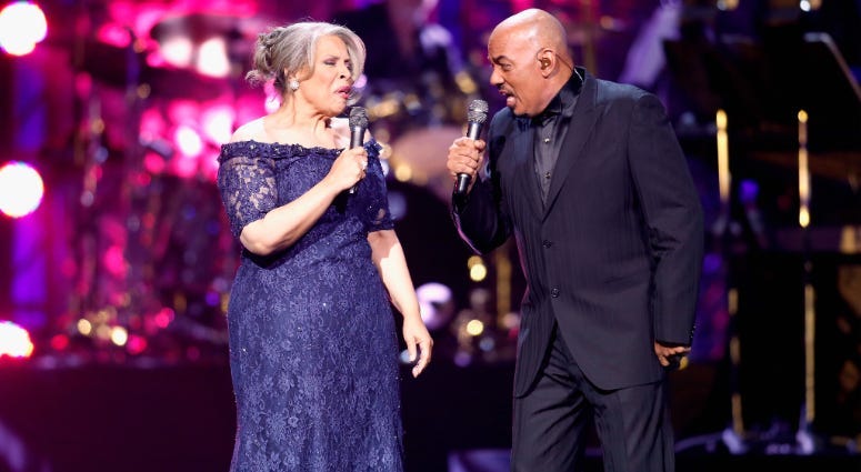 Patti Austin (left) and James Ingram