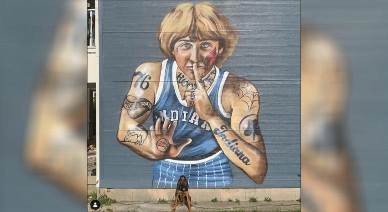 Larry Bird mural
