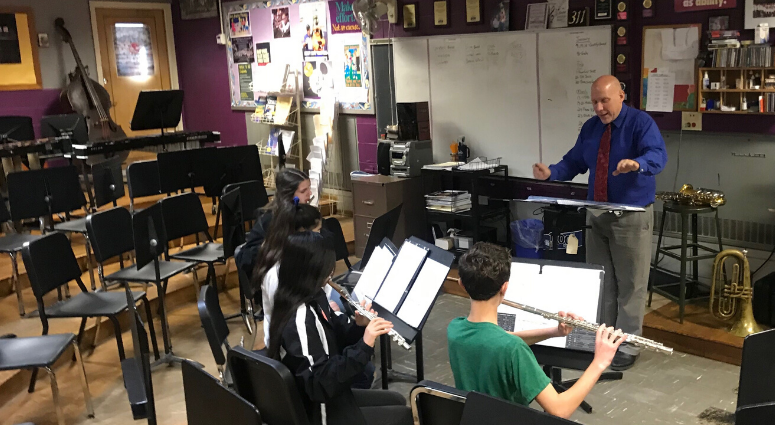 Jason Majerczak at Drexel Hill Middle School