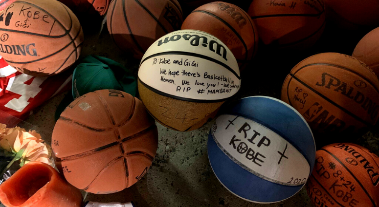 Kobe Bryant memorial at Lower Merion High School 