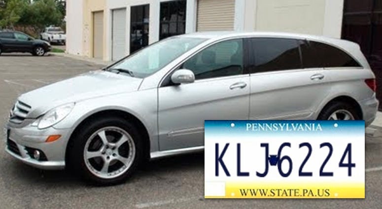 Police are searching for the vehicle involved in a car-jacking — a silver, 2006 Mercedes R350. The license plate tag is KLJ-6224.