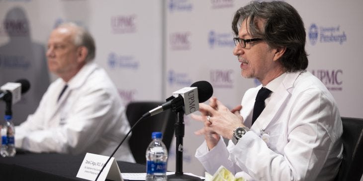UPMC doctors talking about new clinical trial to fight coronavirus