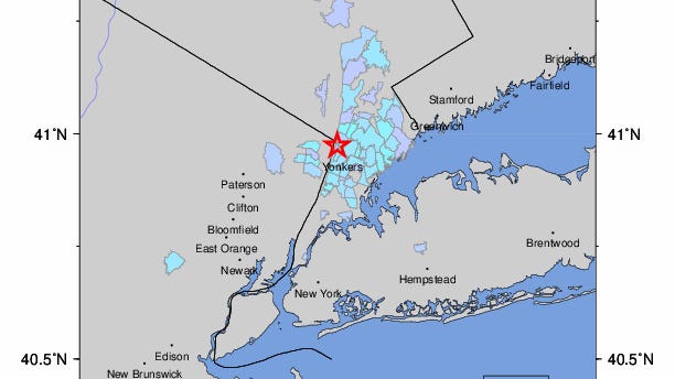 Magnitude 2.2 earthquake rattles parts of Westchester, North Jersey, the Bronx