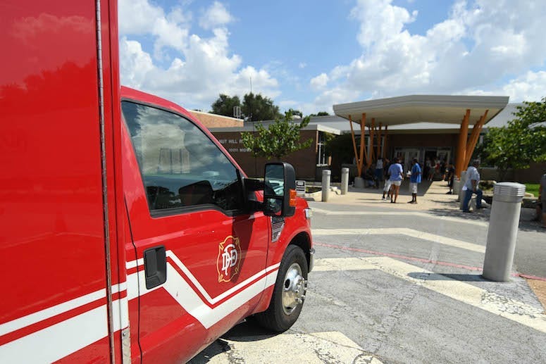 Dallas, Fire Rescue, Truck, Walnut Hill Recreation Center, 2017