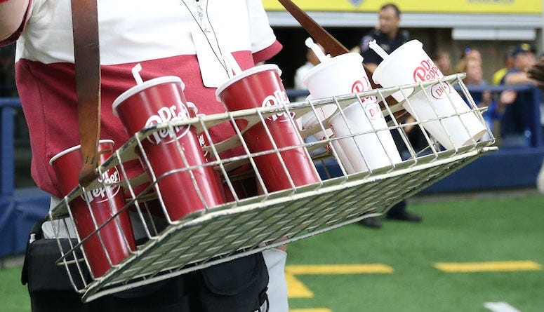 Dr Pepper, Cups, Sidelines, Football Game