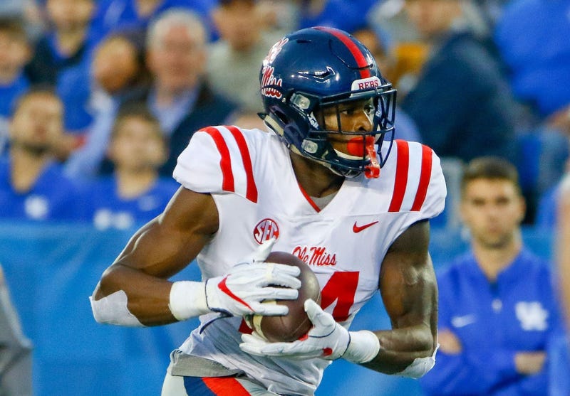 Ole Miss Rebels wide receiver D.K. Metcalf (14)