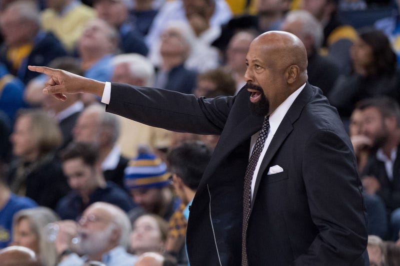 Los Angeles Clippers assistant coach Mike Woodson during the third quarter against the Golden State Warriors at Oracle Arena in Oakland, CA
