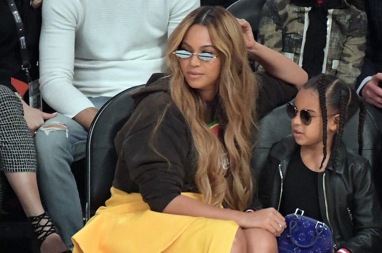 Beyonce, Blue Ivy Carter, NBA All Star Game, 2018, Sunglasses