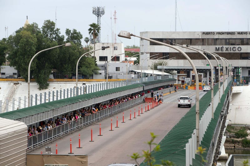 United States and Mexico border