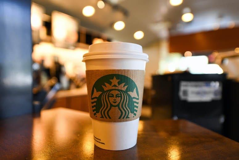 Starbucks, Cup, Coffee, Restaurant, Counter