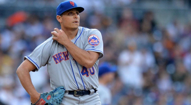 Jason Vargas reacts during the third inning against the San Diego Padres at Petco Park.