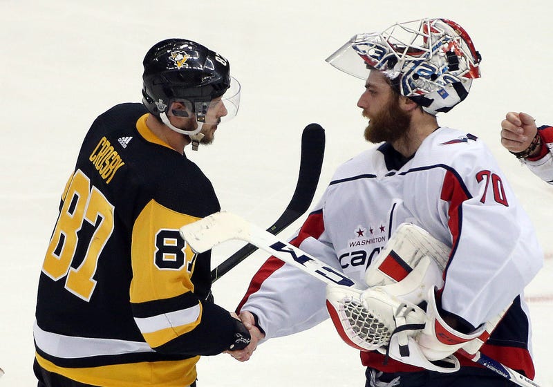 Braden Holtby, Sidney Crosby
