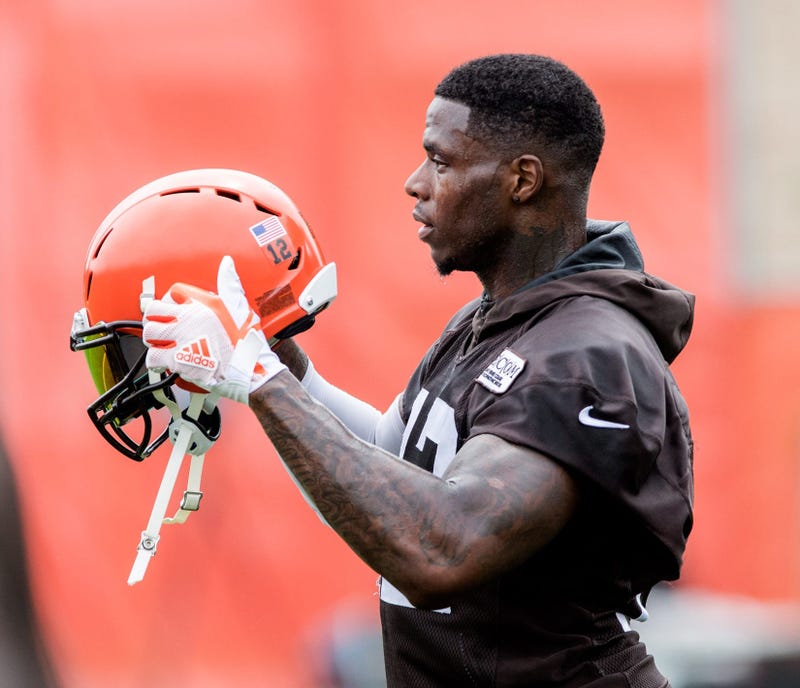 Cleveland Browns wide receiver Josh Gordon (12) during minicamp at the Cleveland Browns training facility.