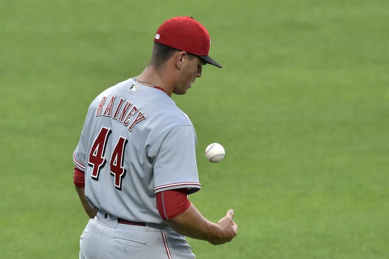 Trevor Rainey came to the Nationals in a November trade with the Reds.
