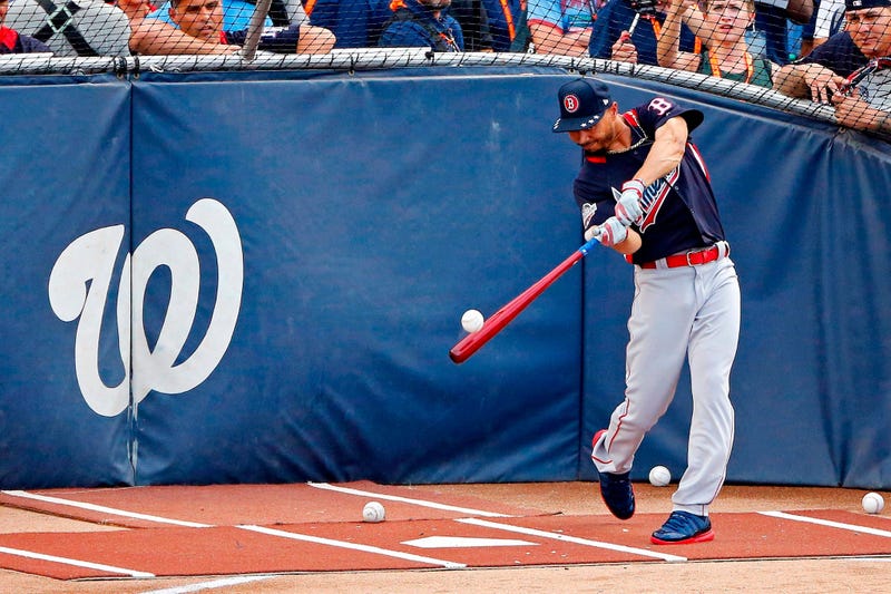 Mookie Betts on workout day