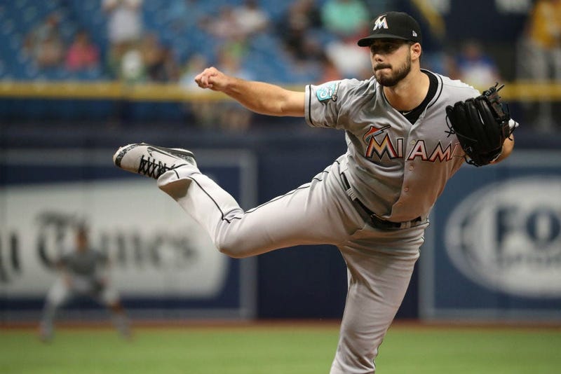 Nationals added Kyle Barraclough in a trade with the Marlins.