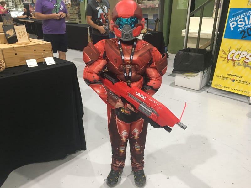 Micah Medina of Yucca Valley as Red Team Spartan from the video game, \"Halo.\" 636708915174806962-IMG-3889.JPG