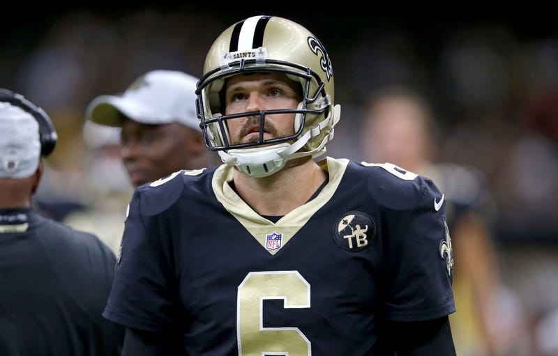 New Orleans Saints punter Thomas Morstead (6) in the second half of their game against the Los Angeles Rams at Mercedes-Benz Superdome. The Saints won, 28-0.