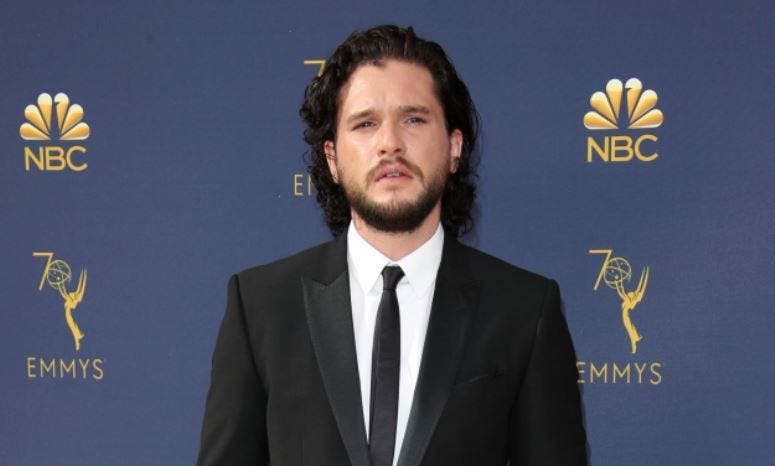 Sep 17, 2018; Los Angeles, CA, USA; Kit Harrington arrives for the 70th Emmy Awards at the Microsoft Theater