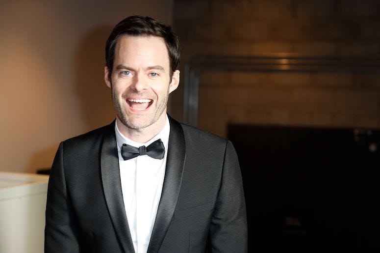 Bill Hader, Tuxedo, Smile, Emmy Awards, Back of House, 2018