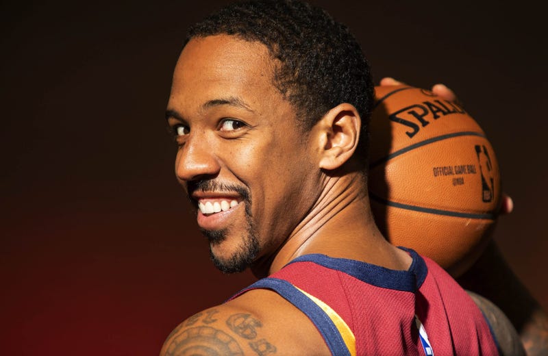 Sep 24, 2018; Cleveland, OH, USA; Cleveland Cavaliers center Channing Frye (9) poses during Cavs Media Day at Cleveland Clinic Courts. Mandatory Credit: Scott R. Galvin-USA TODAY Sports