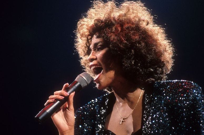 Whitney Houston, Concert, Singing, Madison Square Garden, 1987
