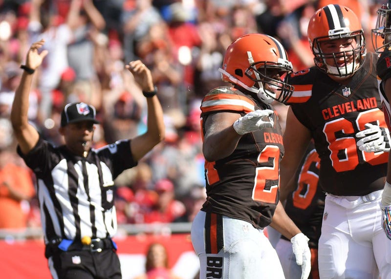 Nick Chubb Cleveland Browns score touchdown against Tampa Bay Buccaneers