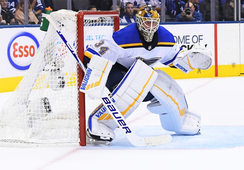 St. Louis goalie Jake Allen.
