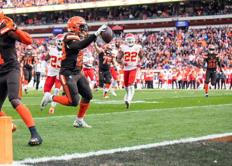Duke Johnson scored touchdown against Kansas City Chiefs for Cleveland Browns