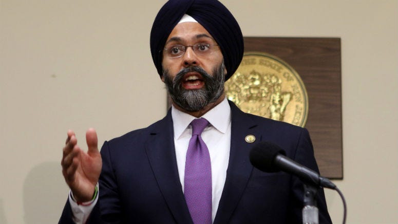 New Jersey Attorney General, Gurbir S. Grewal