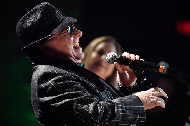 Van Morrison, Singing, Concert, Sunglasses, 2018