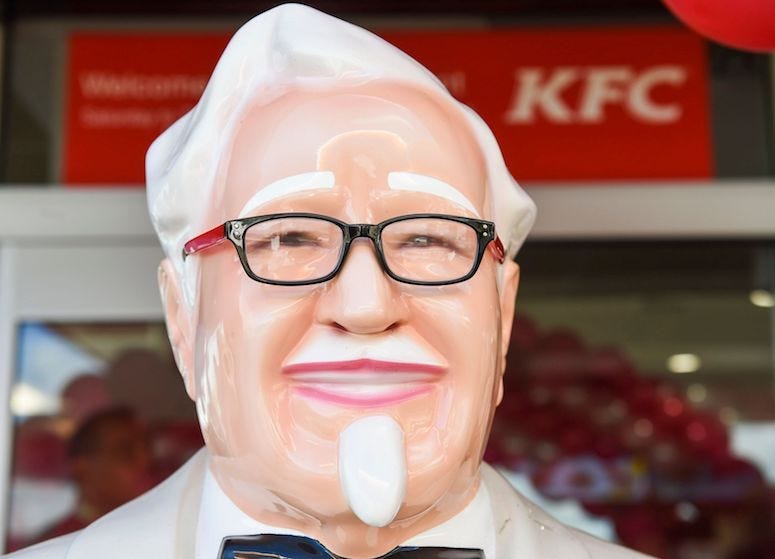 Colonel Sanders, Statue, KFC, Barrigada, 2018