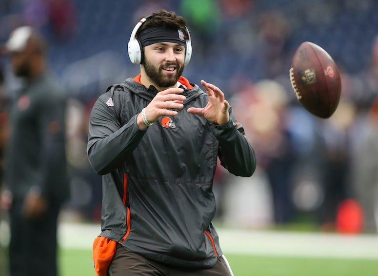 Baker Mayfield, Cleveland Browns, Football, Sports, Pregame, 2018