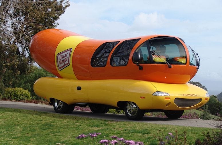Oscar Meyer, Wienermobile, Field, Flowers, Majestic, 2004 Model, 2018
