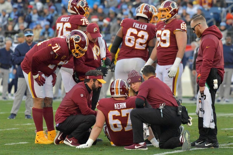 Trainers for the Washington Redskins won the Ed Block Training Staff of the Year Award.