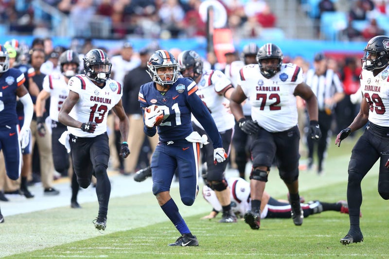 Virginia Cavaliers safety Juan Thornhill 