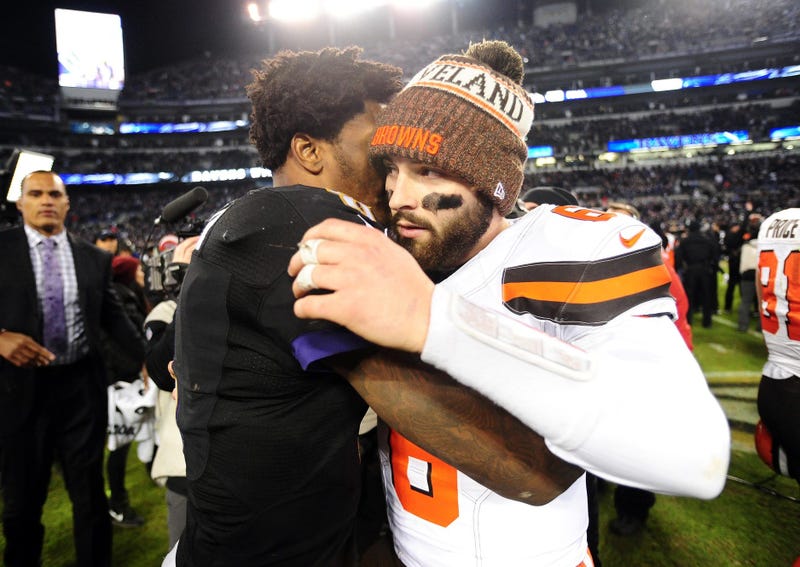 Lamar Jackson and Baker Mayfield