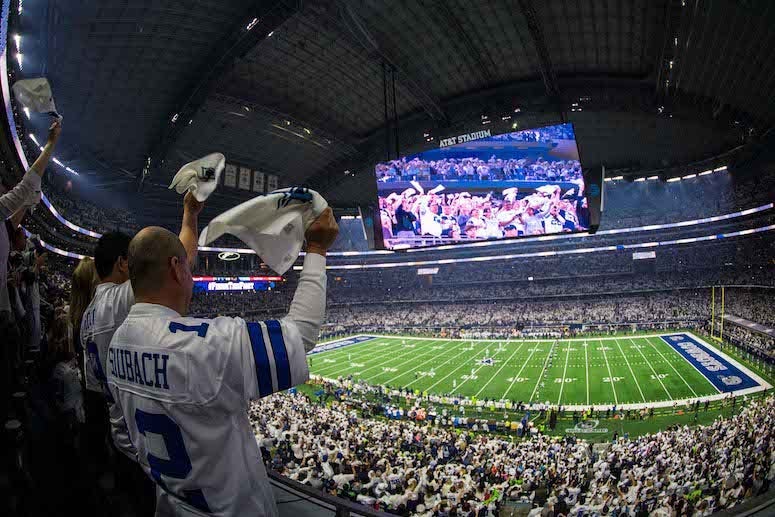 Dallas Cowboys, Fans, AT&T Stadium, Wildcard Game, 2019