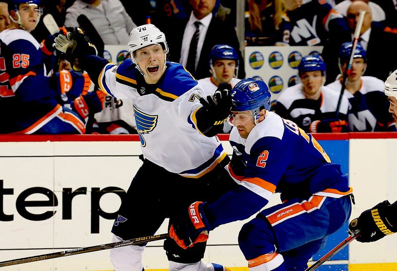 St. Louis Blues forward Oskar Sundqvist.