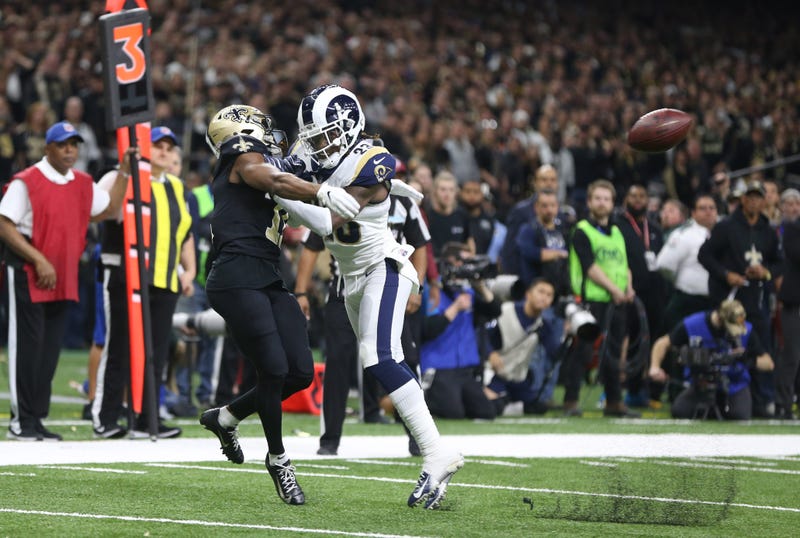 Missed pass interference call 