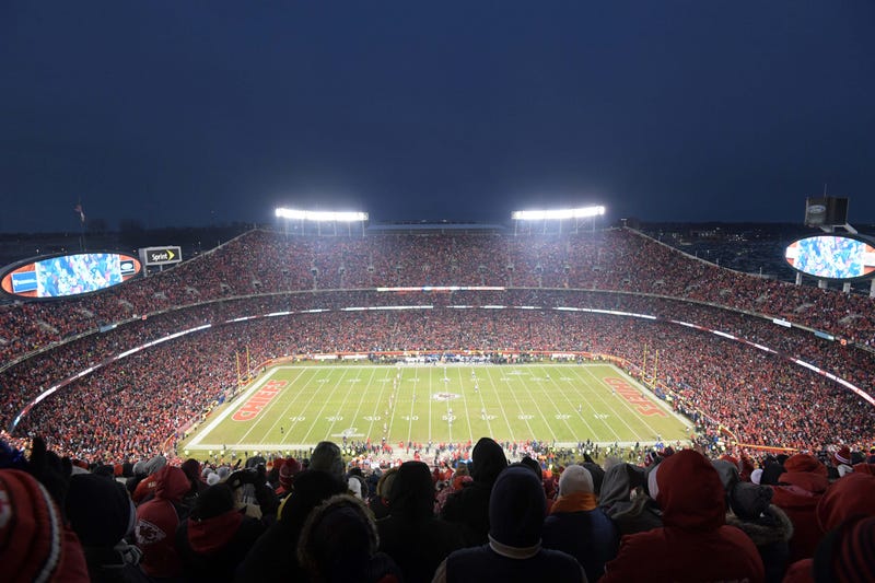 Arrowhead Stadium during a Chiefs game