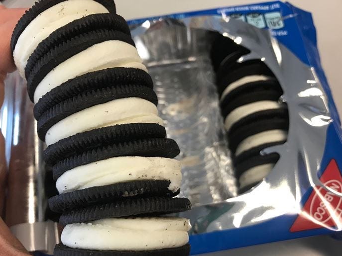 Oreo's new The Most Stuf cookie has three times as much filling as a traditional Oreo