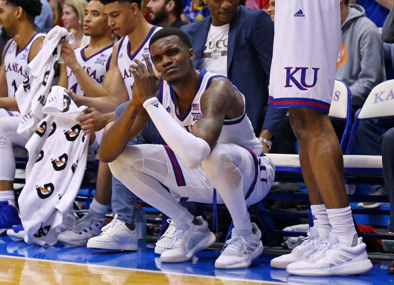 Kansas Jayhawks guard Lagerald Vick