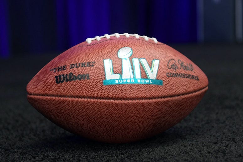 Football, The Duke, Super Bowl 54, Super Bowl LIV