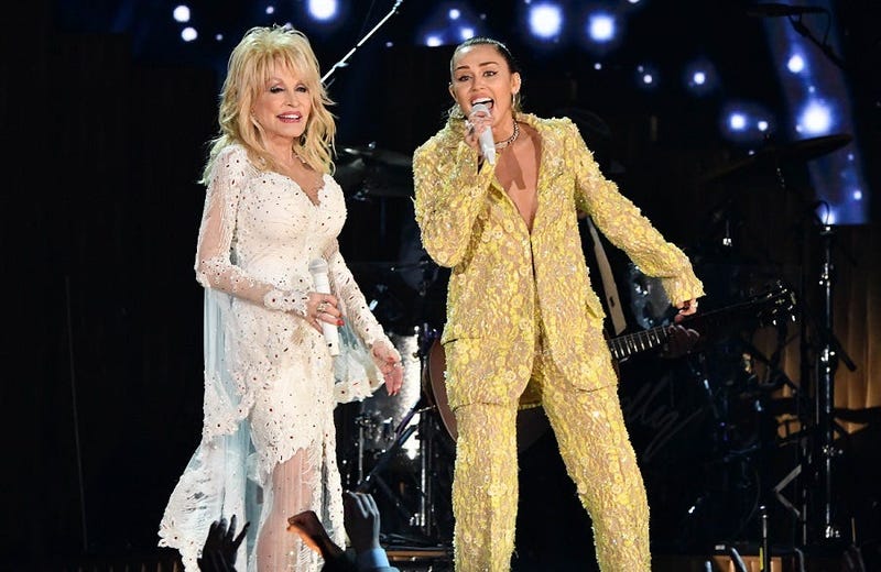 Dolly Parton and Miley Cyrus